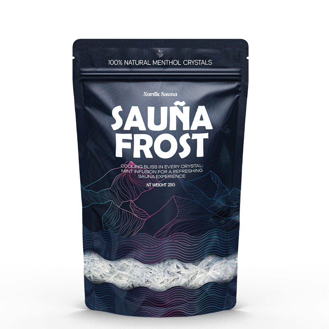 Sauna Frost, påse med 25 g mentolkristaller