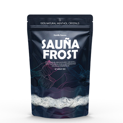 Sauna Frost, påse med 25 g mentolkristaller